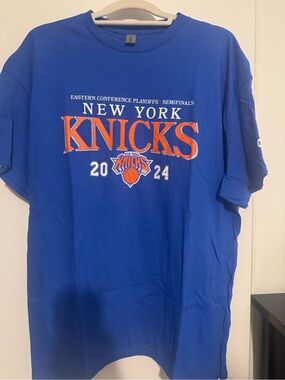 New York Knicks 2024 Blue Graphic Tee